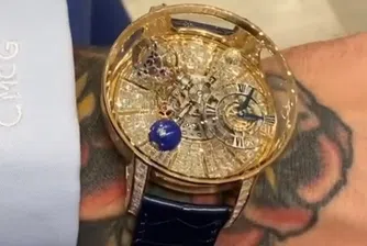 Спортист показа новия си часовник за 1 млн. долара