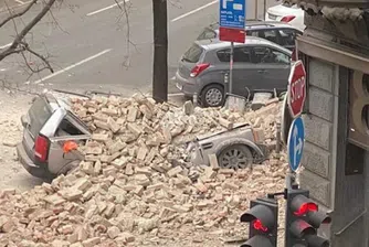 Земетресението в Хърватия изкара паникьосани хора по улиците