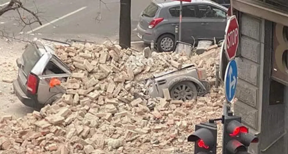 Земетресението в Хърватия изкара паникьосани хора по улиците