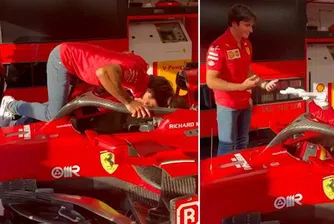 Когато Каби Ламе посети Ferrari (видео)