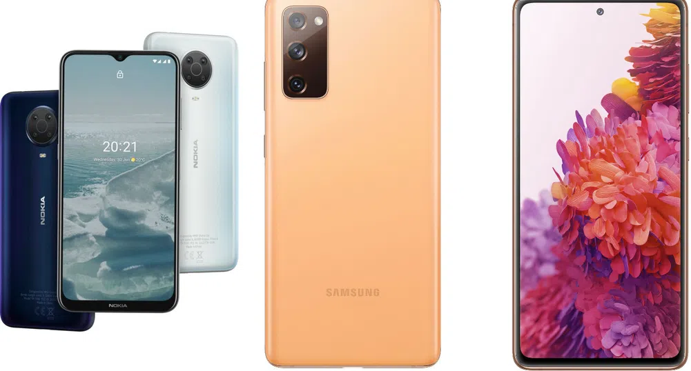 Смартфоните на август във Vivacom са Samsung Galaxy S20 FE и Nokia G20