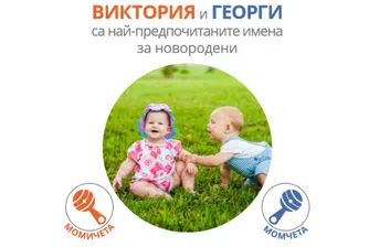 Най-често срещаните имена в България (инфографика)