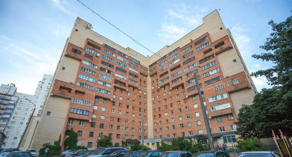 В този блок всички апартаменти са триетажни