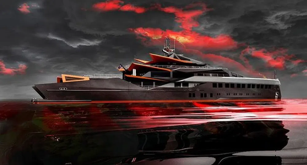 Forge - луксозната яхта с дизайн, вдъхновен от вулкана Везувий