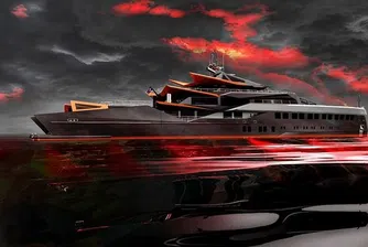 Forge - луксозната яхта с дизайн, вдъхновен от вулкана Везувий
