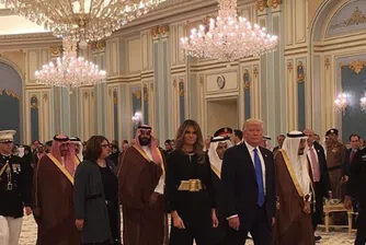 Доналд Тръмп пристигна в Саудитска Арабия