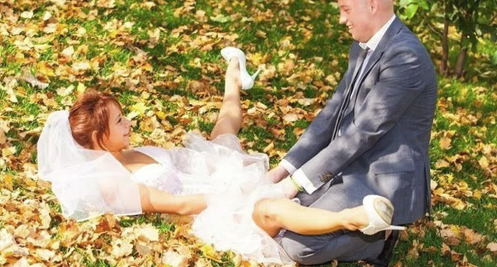 10 изключително странни снимки от руски сватби