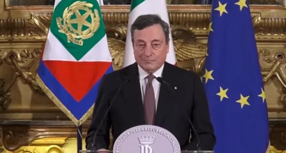 Марио Драги положи клетва като премиер на Италия