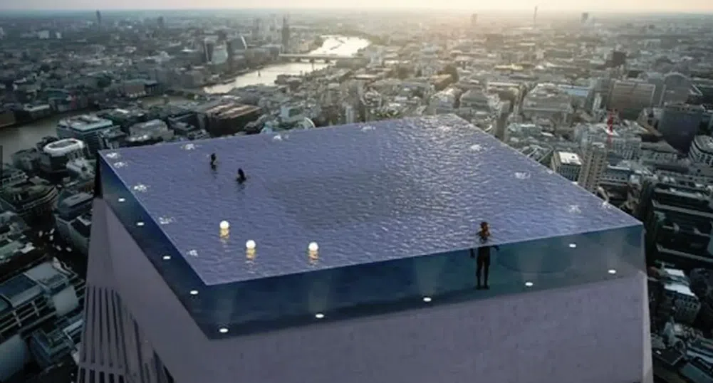 Строят първия в света 360-градусов инфинити басейн на небостъргач