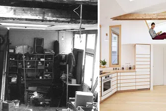 Трансформацията на гараж в арт студио и съвременен дом