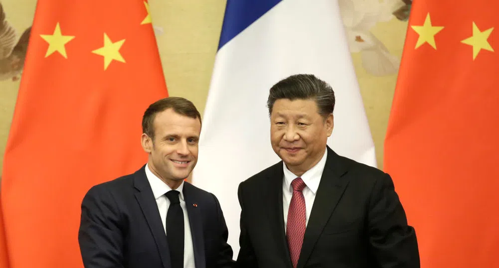 Западните лидери гледат скептично на срещата Макрон-Си Дзинпин