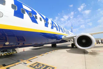 Ryanair излезе на загуба за първи път от 2014 г.