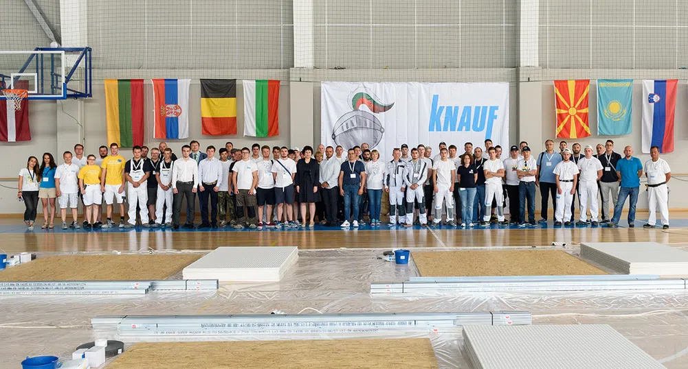 Кнауф България със състезание по сухо строителство за ученици