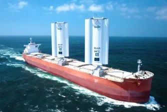 „Твърди платна“ ограничават емисиите на товарните кораби с 30%