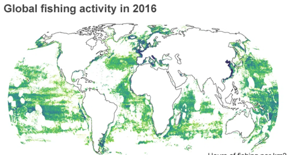 Риболовната карта на света провокира любопитни заключения