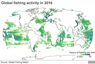 Риболовната карта на света провокира любопитни заключения