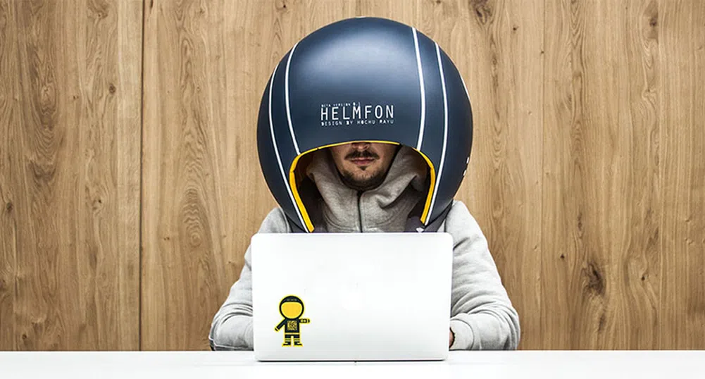 Този шлем ще ви спаси от шума в офиса