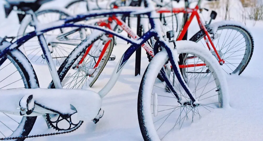 На училище с колело във Финландия при -17 градуса. Няма проблем!