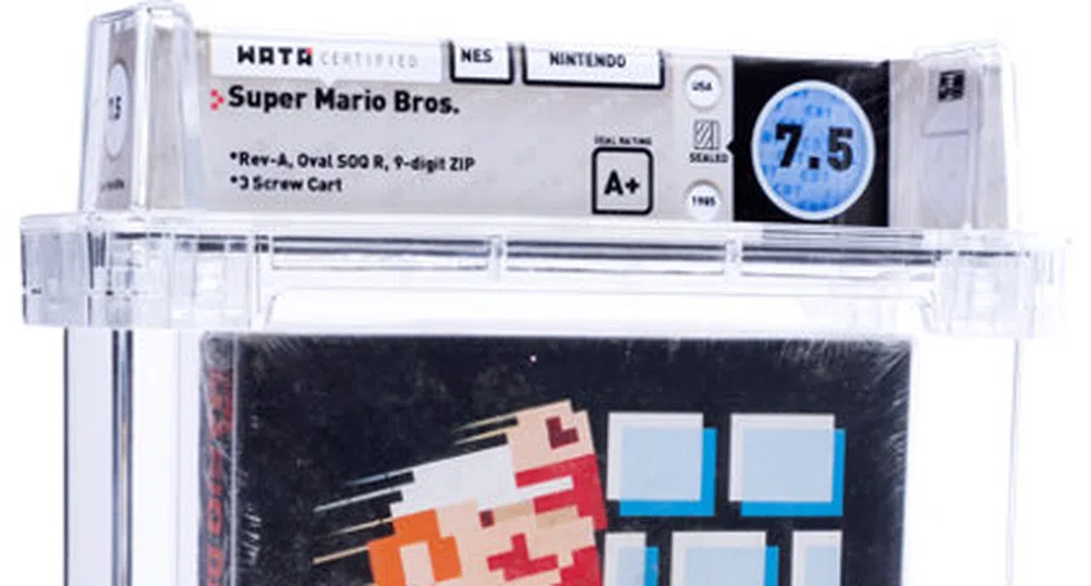 Платиха рекордните 114 000 долара за рядка игра Super Mario Bros