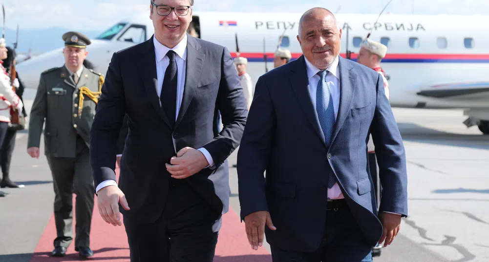 Премиерът Борисов посрещна президента на Сърбия Александър Вучич
