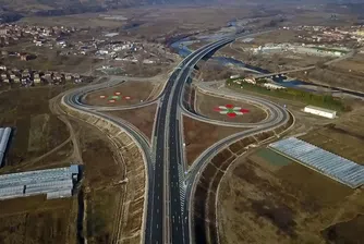 Ето как изглежда новият участък на автомагистрала Струма (видео)