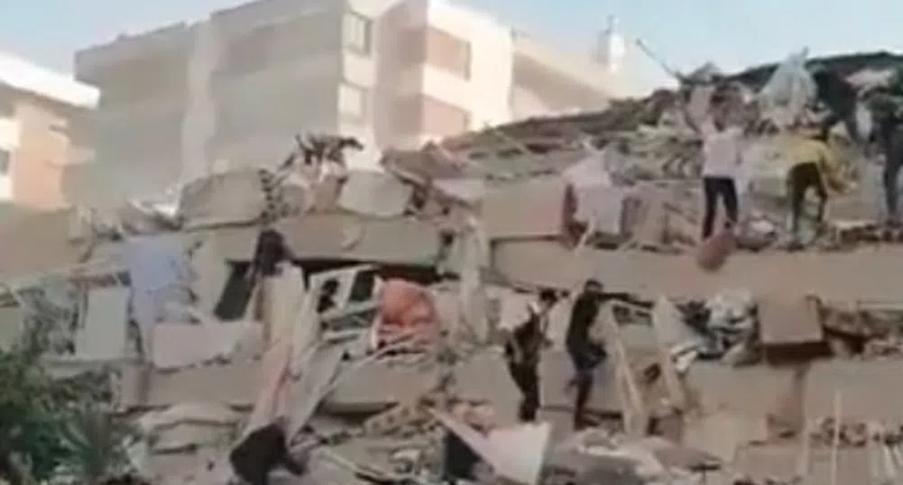 Силно земетресение край Измир, има разрушения. Трусът е усетен и у нас