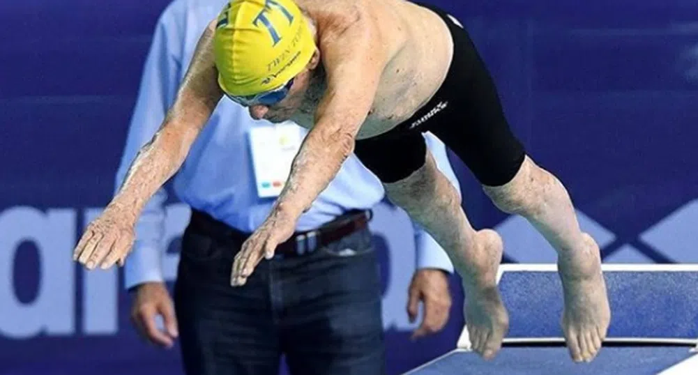Столетник преплува 50 м за рекордно време