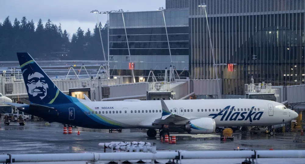 След инцидента с Alaska Airlines: FAA приземи десетки Boeing 737 Max 9