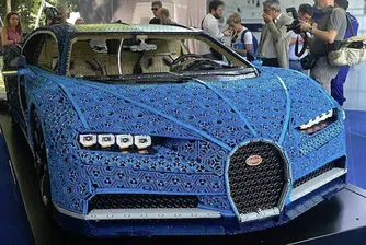 Създадоха истинска движеща се кола Bugatti Chiron от лего кубчета