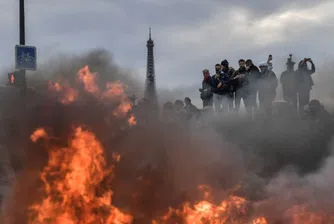 Десетки демонстранти са арестувани по време на стачките във Франция
