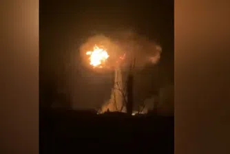 Пожар в петролен склад край Киев, взривен газопровод в Харков