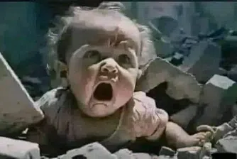 Как фалшива снимка на бебе под руините в Газа разпали социалните мрежи