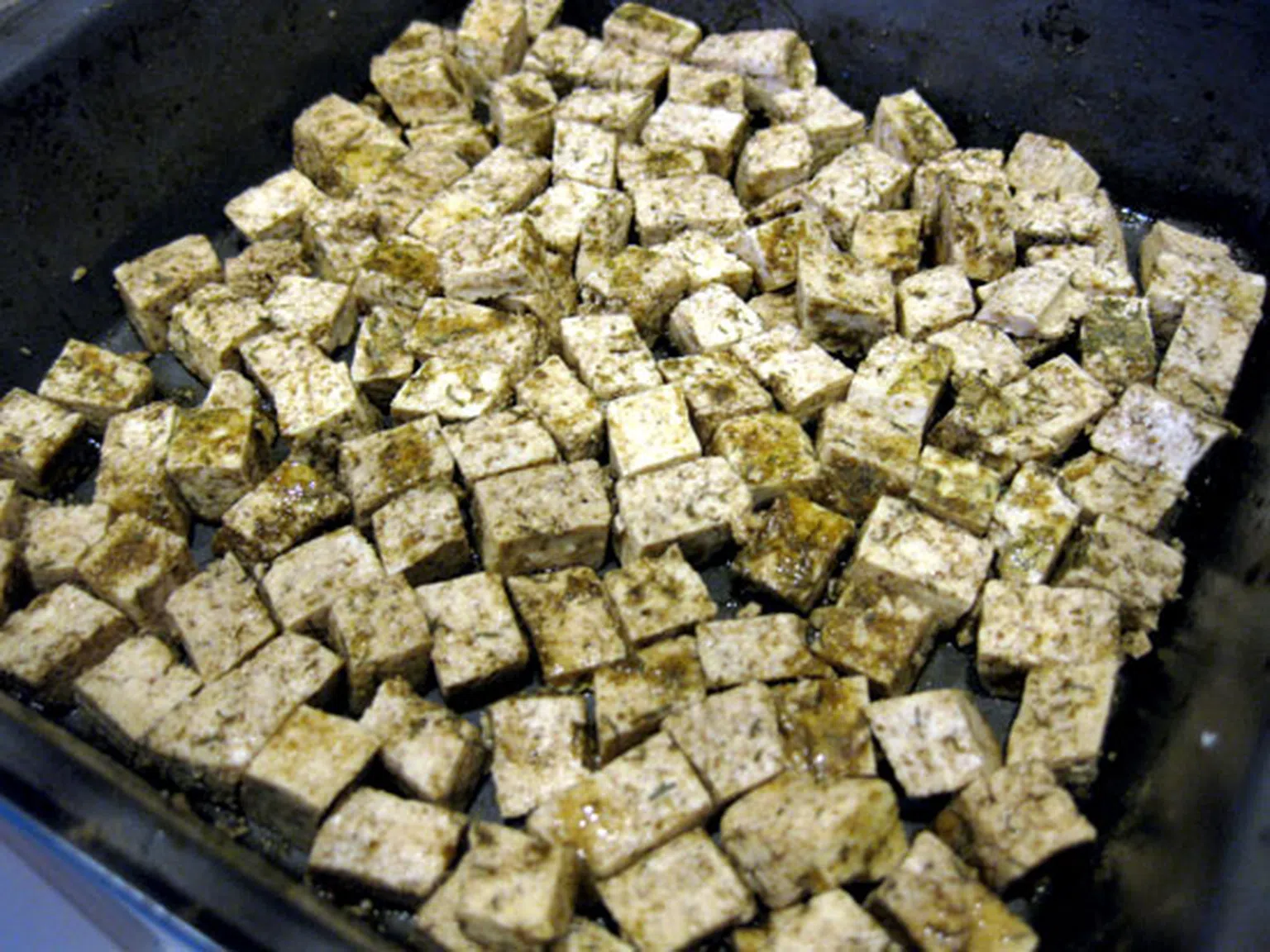 Здравословно: Запечено тофу с кимион и мед