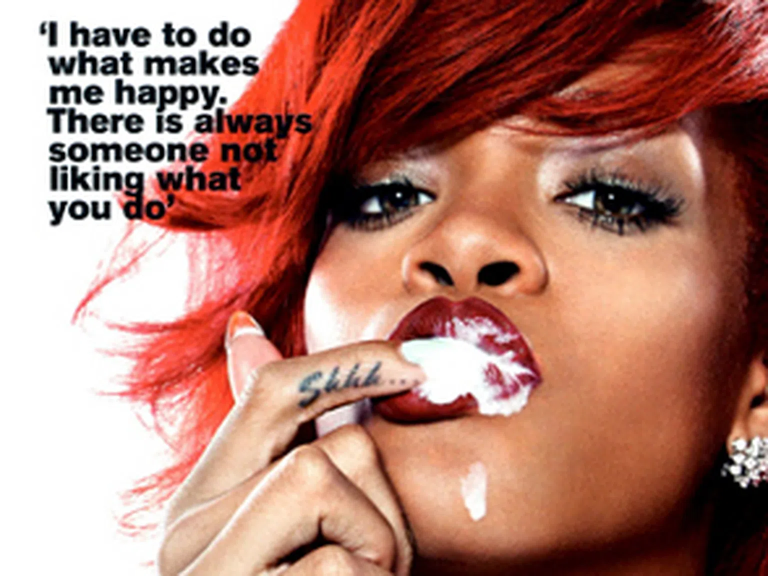 RED-HOT Rihanna