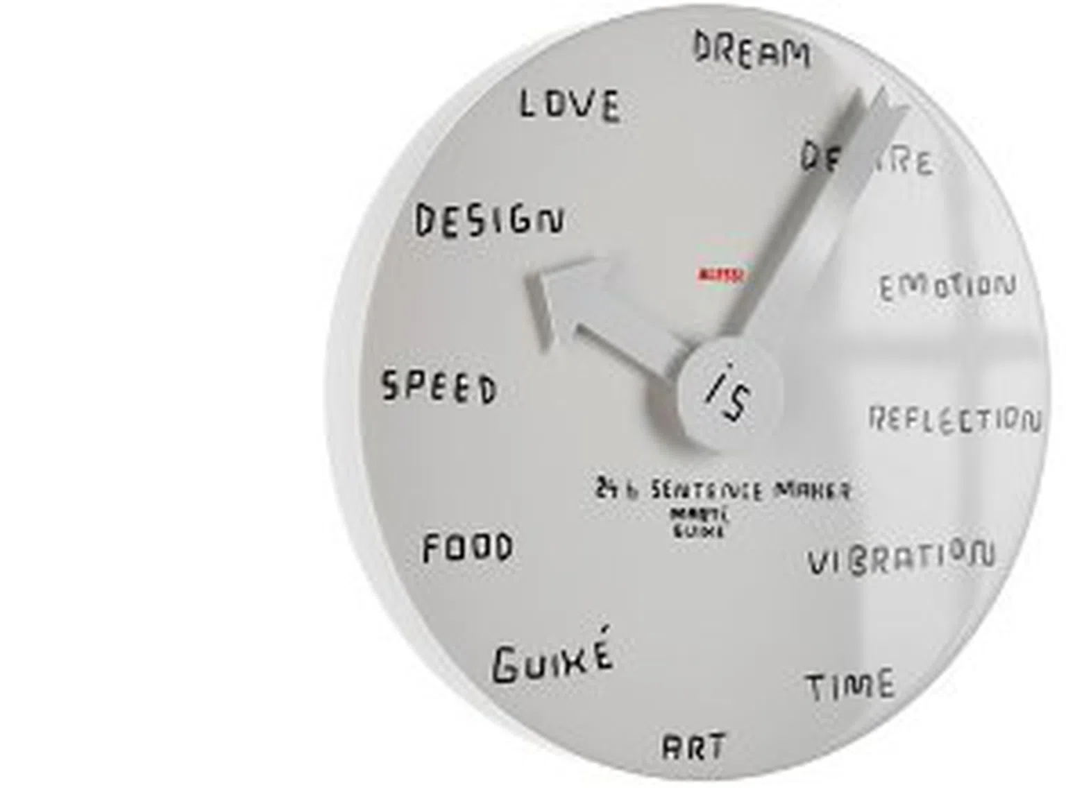 Часовник, който отбелязва времето с въображение