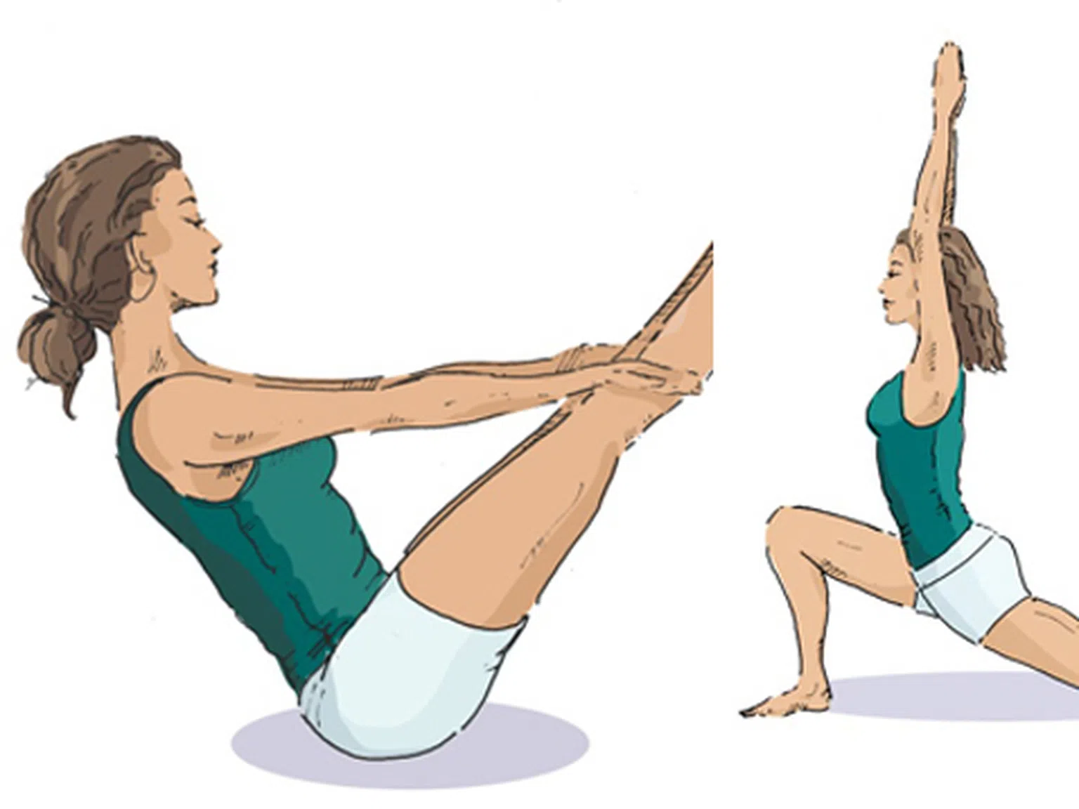 Пет прости йога-упражнения за коремни мускули