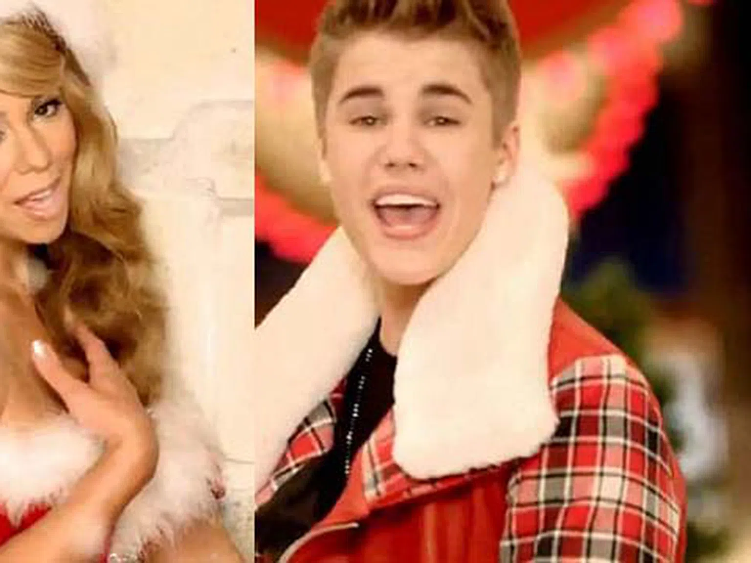 Видео премиера: Марая Кери и Джъстин Бийбър All I Want For Christmas Is You