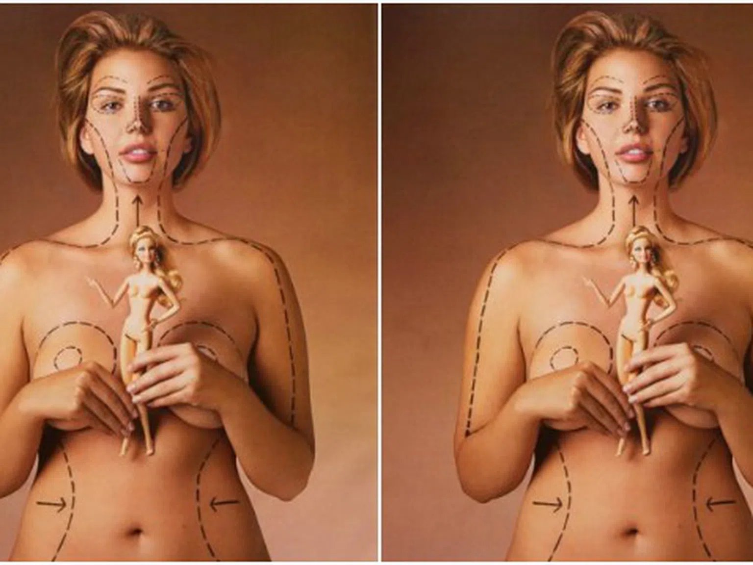 Тялото на Барби vs тялото на модел