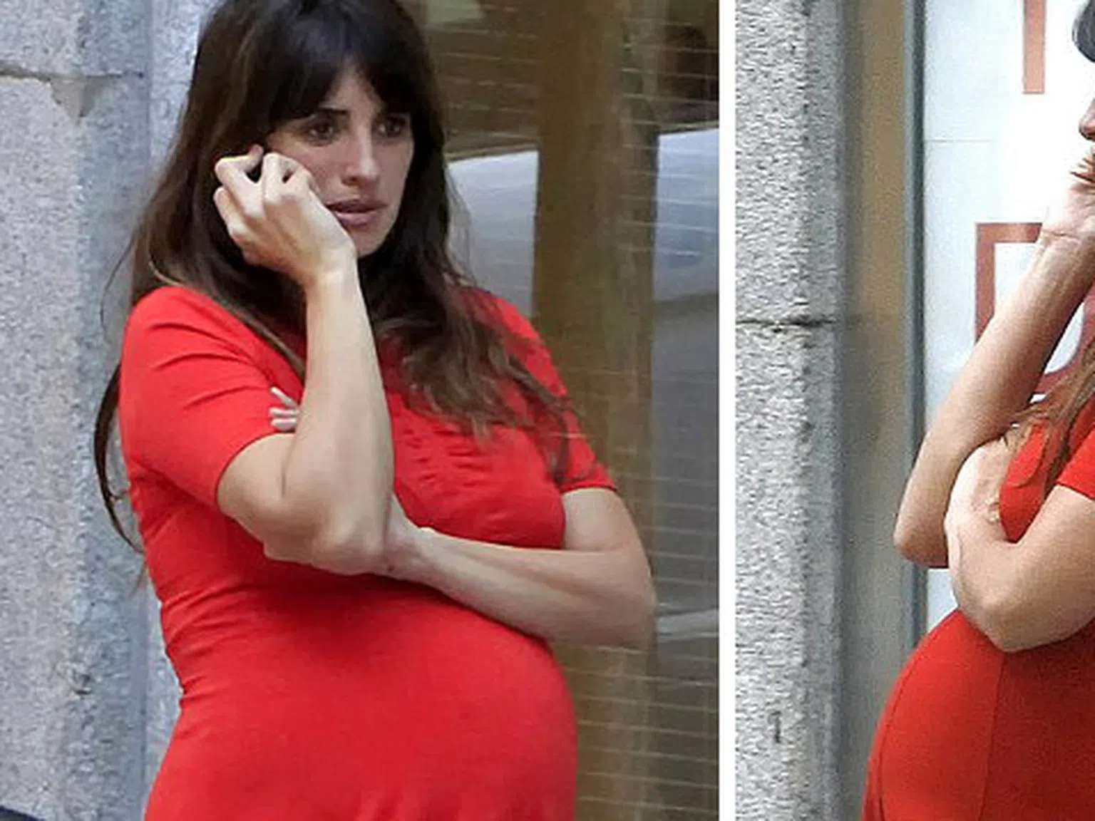 Lady in red – бременната Пенелопе