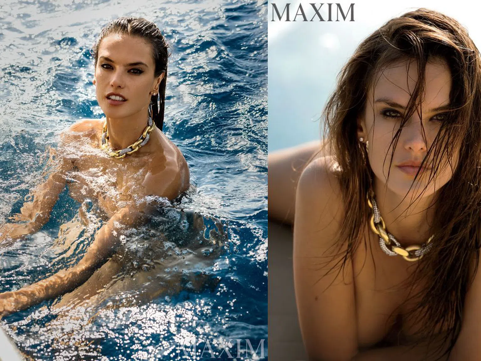 Алесандра Амброзио гола и секси за Maxim