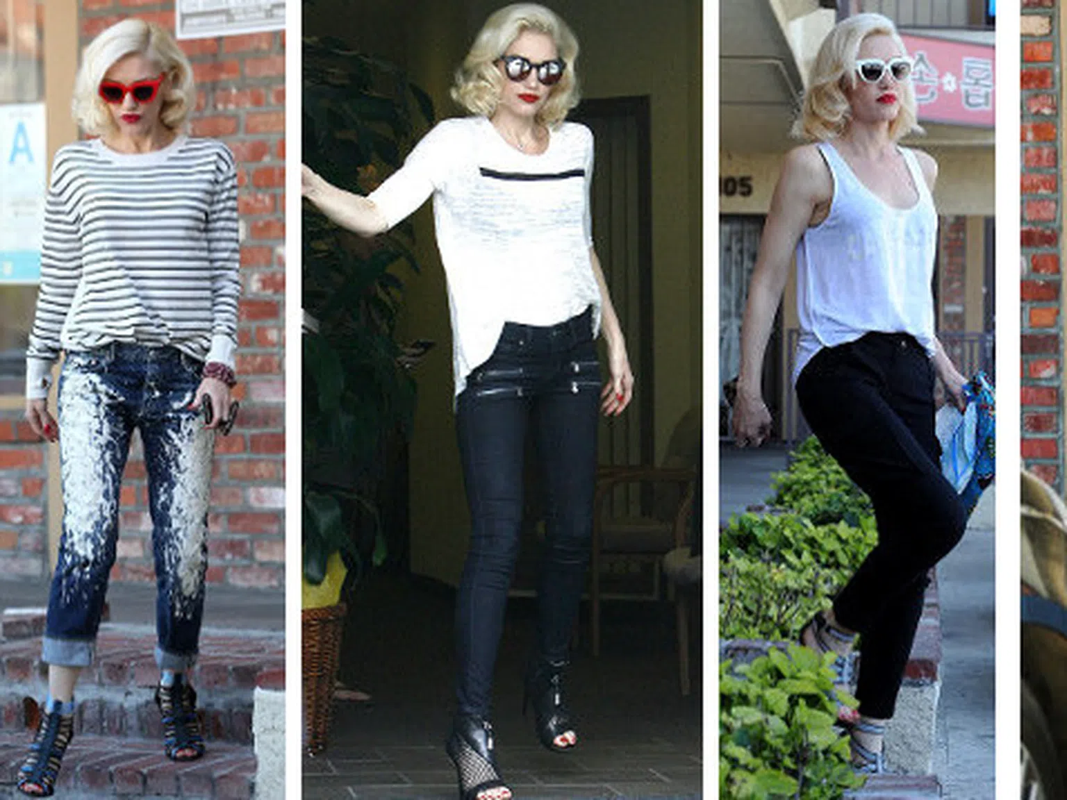 Gwen Style: T-shirt + дънки