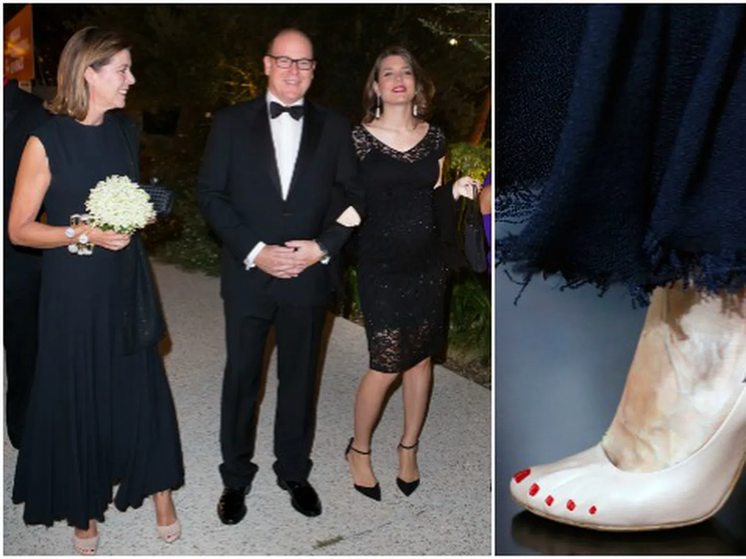 Принцесата на Монако си лакира обувките