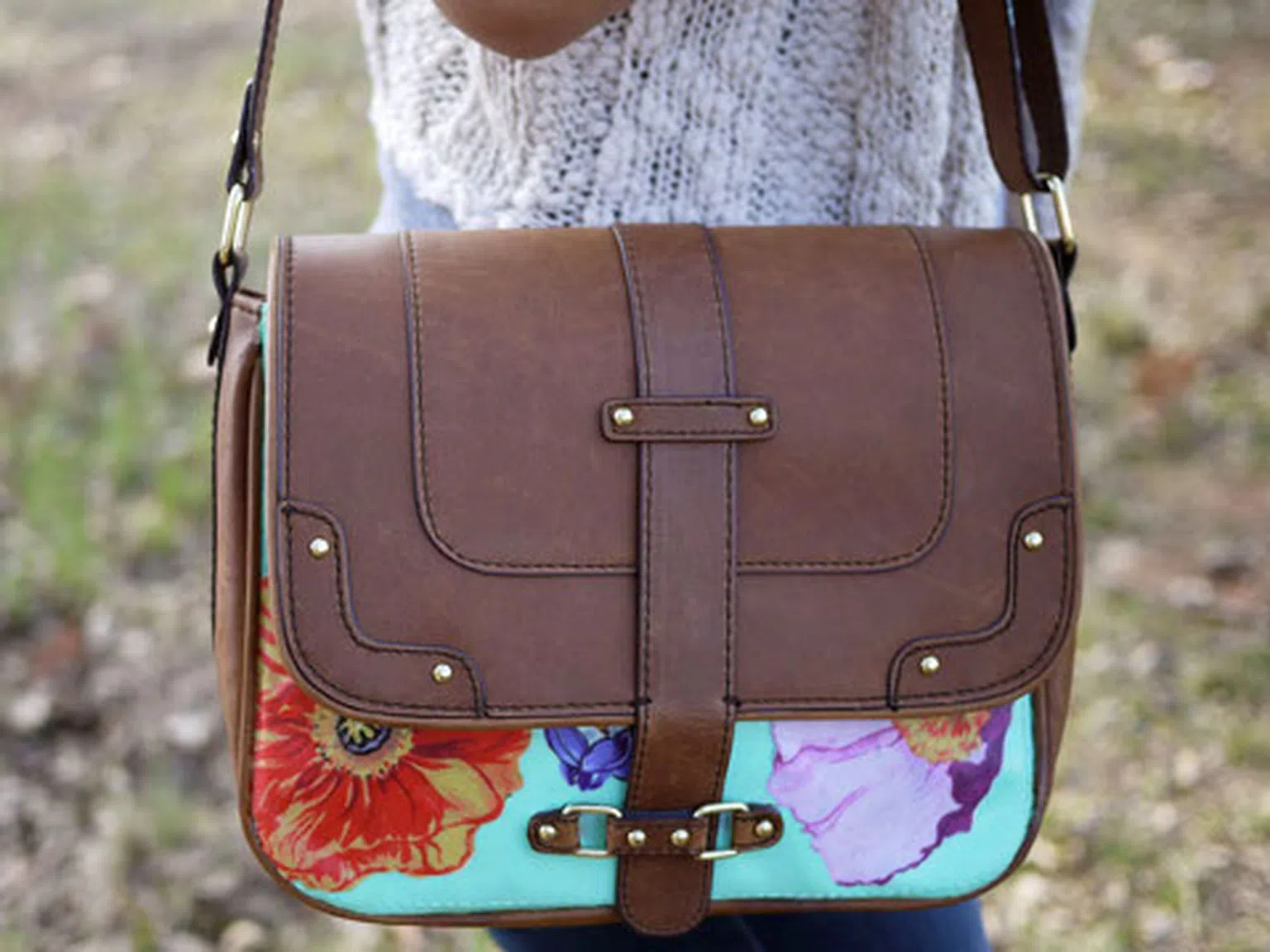 Направи си сама: Чанта с флорални щампи