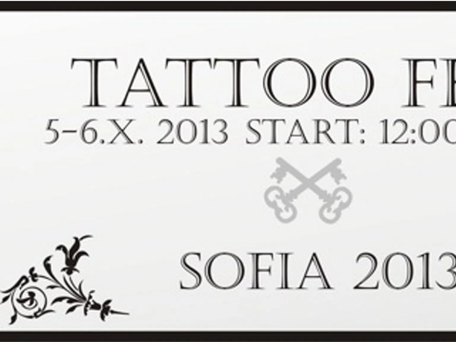 Tattoo Fest Sofia 2013 ще се състои през октомври