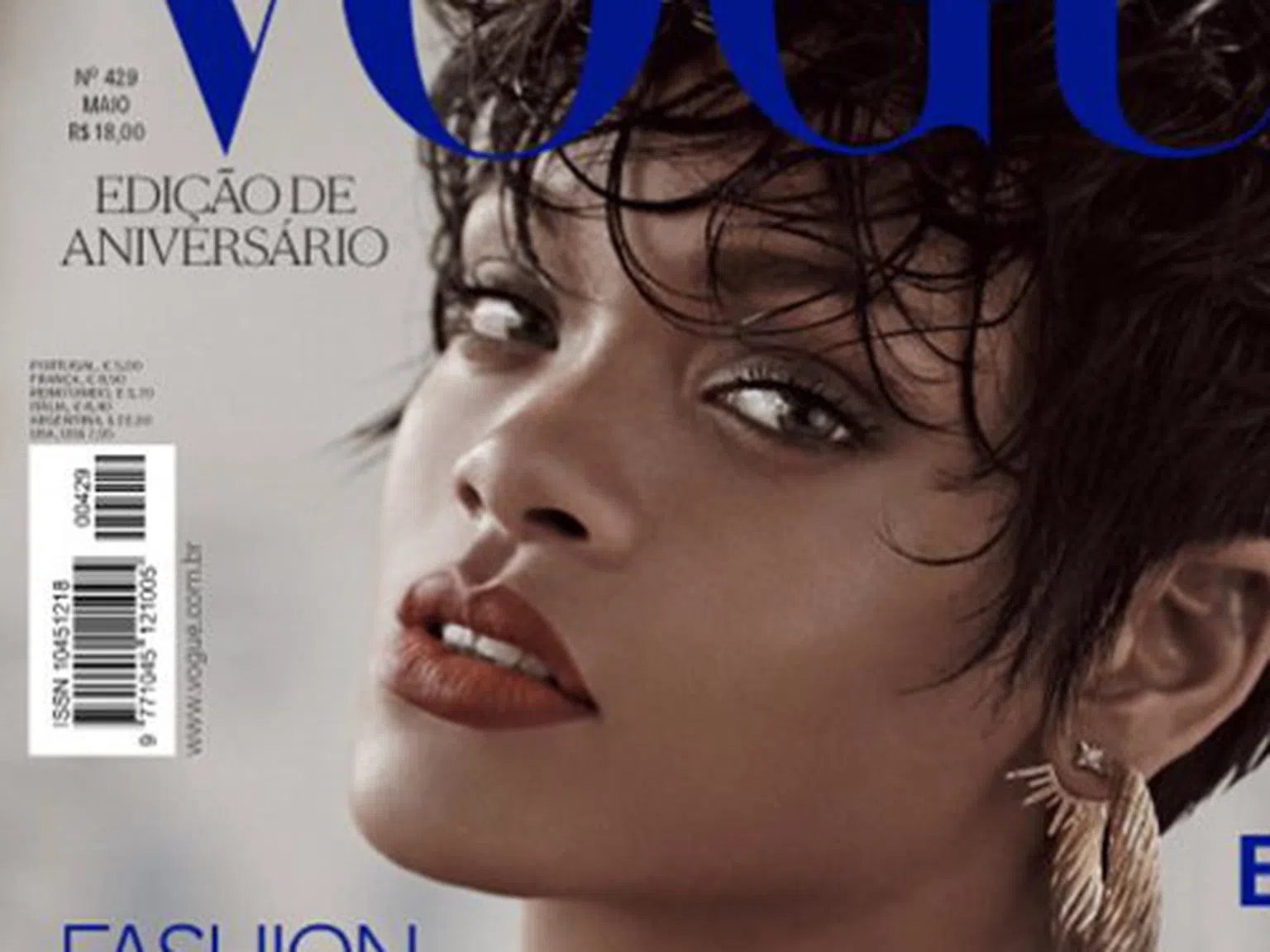 Вижте всички снимки на Риана за Vogue Brazil
