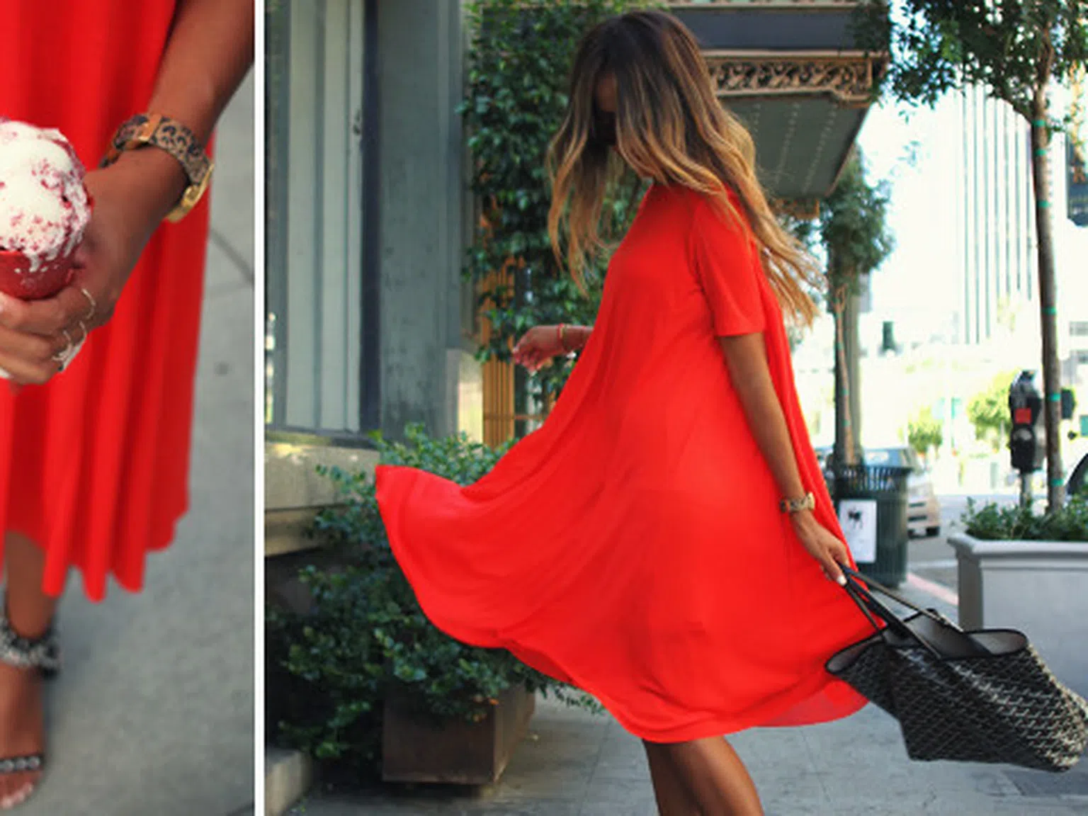 Малката червена рокля