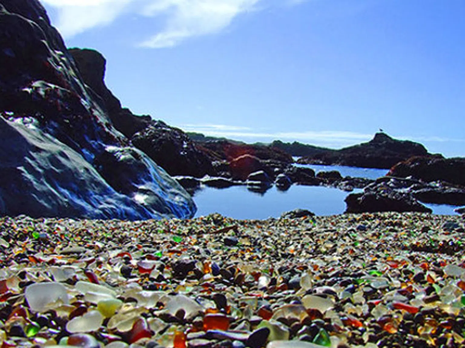 Glass beach - уникалния стъклен плаж в Калифорния