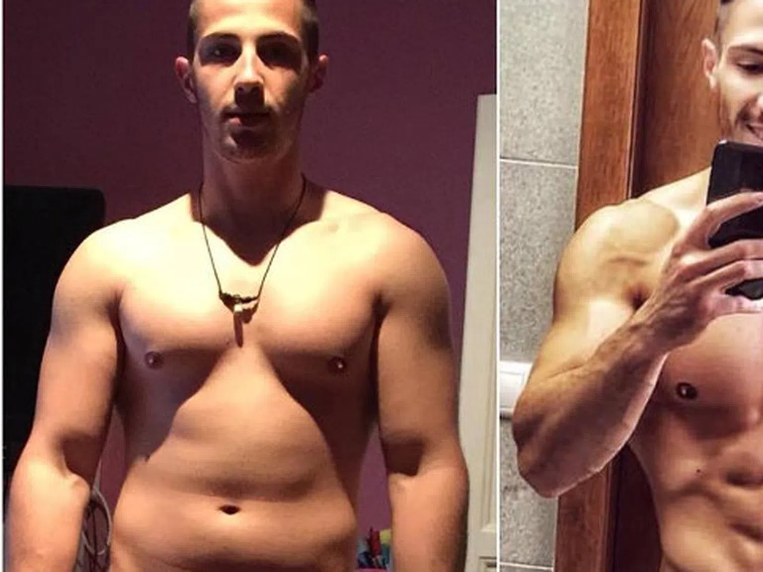 Наум Шопов показа секси тяло преди и след