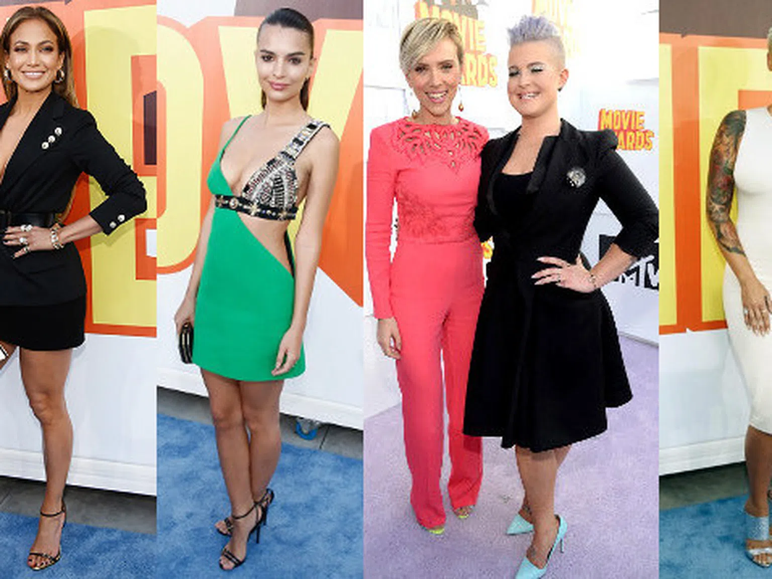 Коя е най-добре облечената звезда на филмовите награди на MTV?