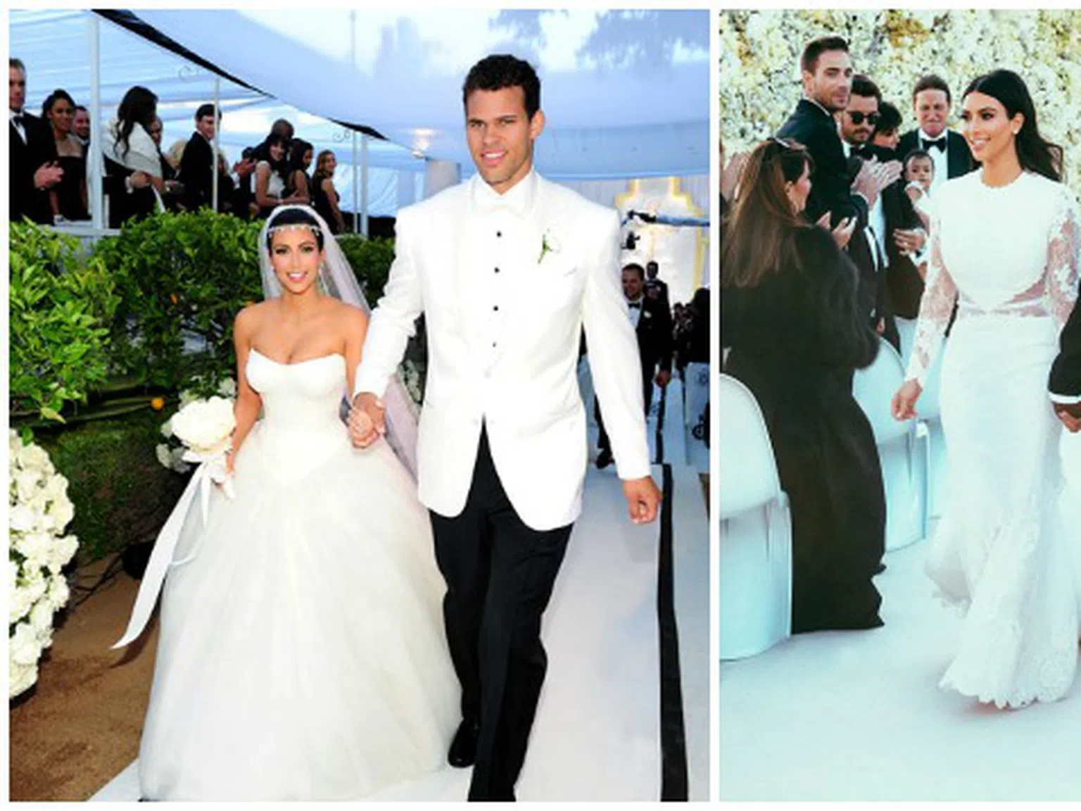 Коя ви допада повече: Сватбените рокли на Ким